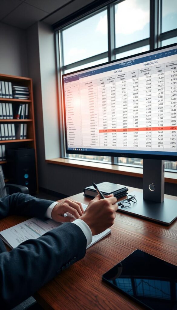 accountant financial ratios tracking company performance
