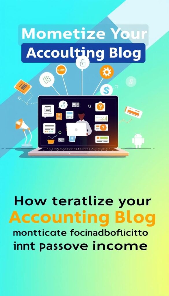how to monetize an accounting blog & turn it into passive income