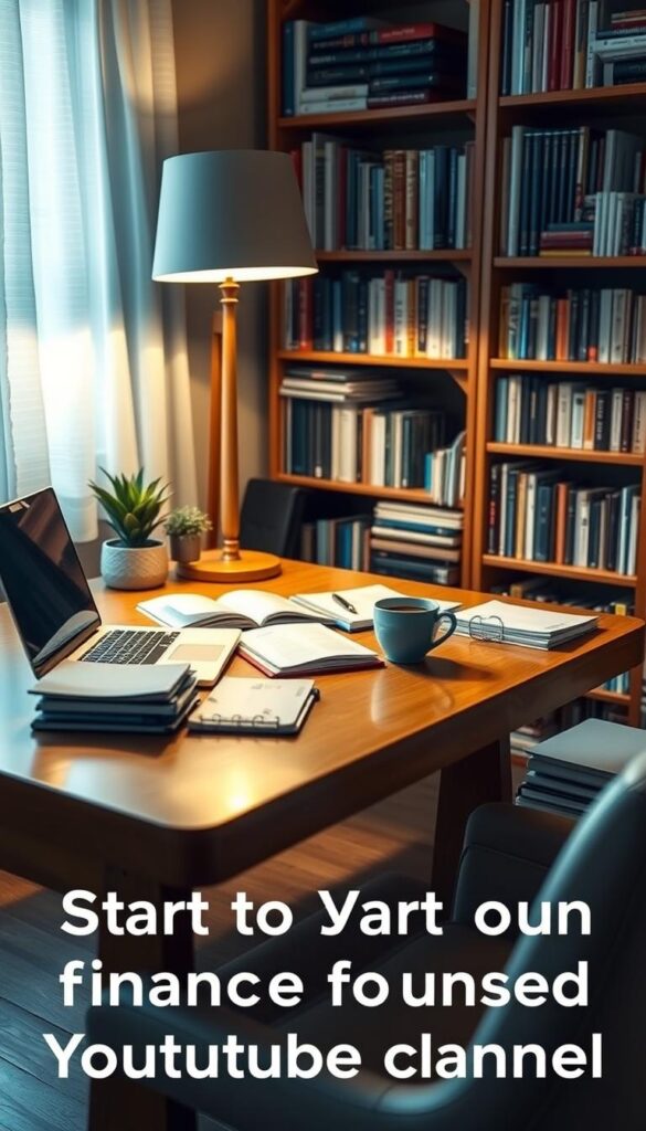 steps to start a finance YouTube channel